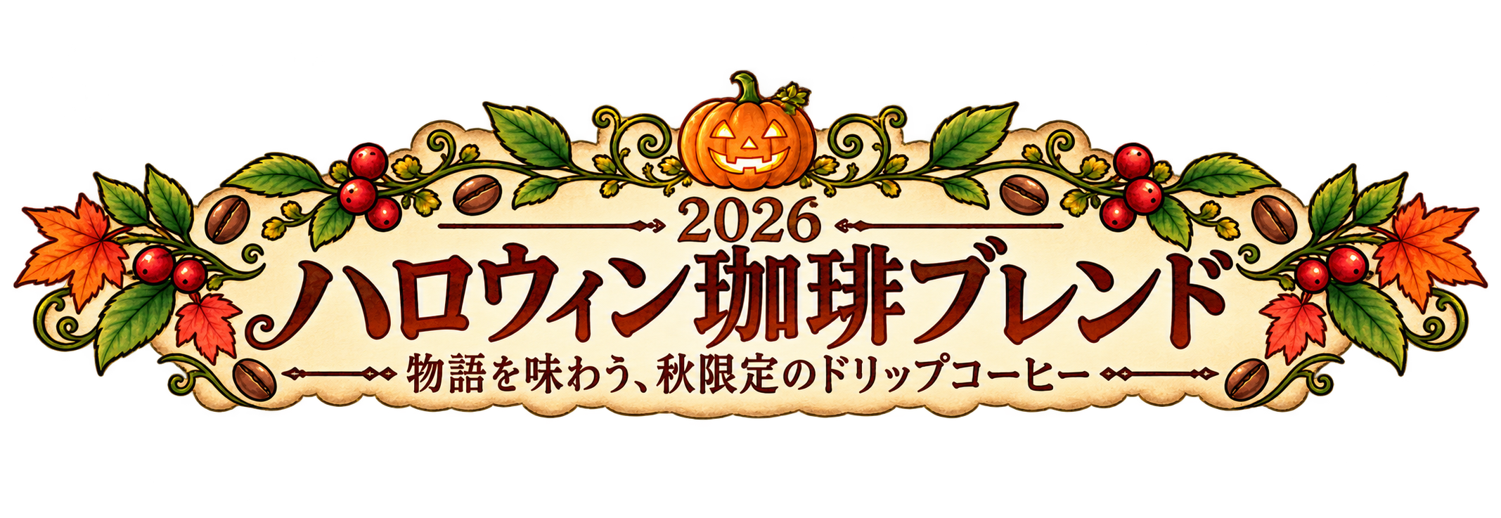 珈琲倶楽部 田 2026 ハロウィン珈琲ブレンド 物語を味わう、秋限定のドリップコーヒー
